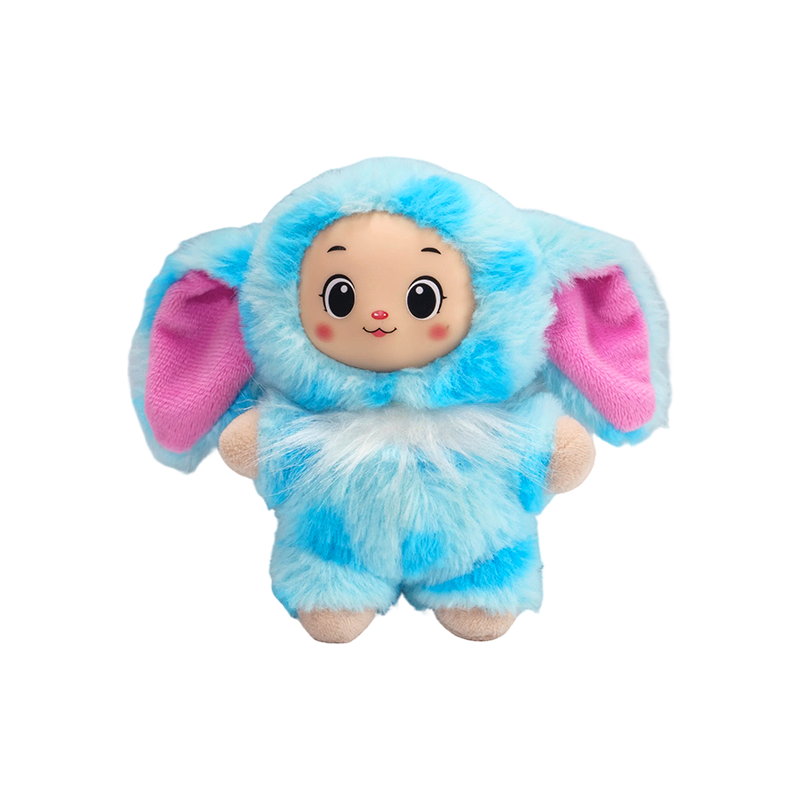 Porte-clés en peluche résistant au feu, boîte aveugle cadeau