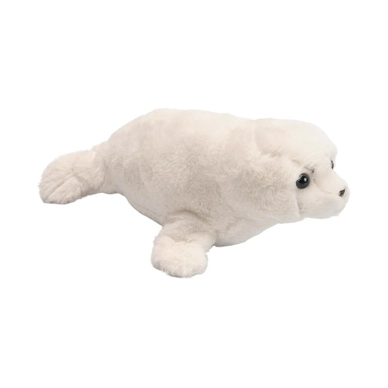 Jouets en peluche mignons de phoque blanc