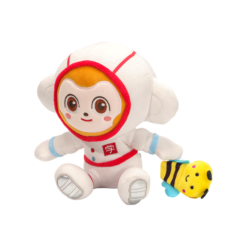 Jouets en peluche de personnages de dessins animés d'astronautes en peluche