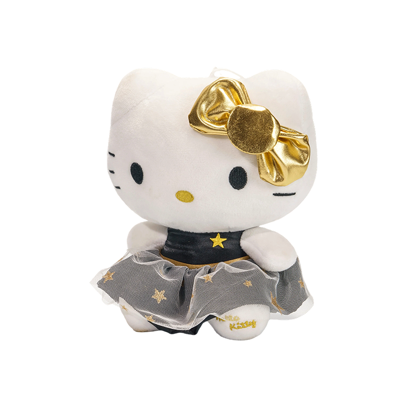 jouets en peluche de personnages de dessins animés portant des jupes de princesse
