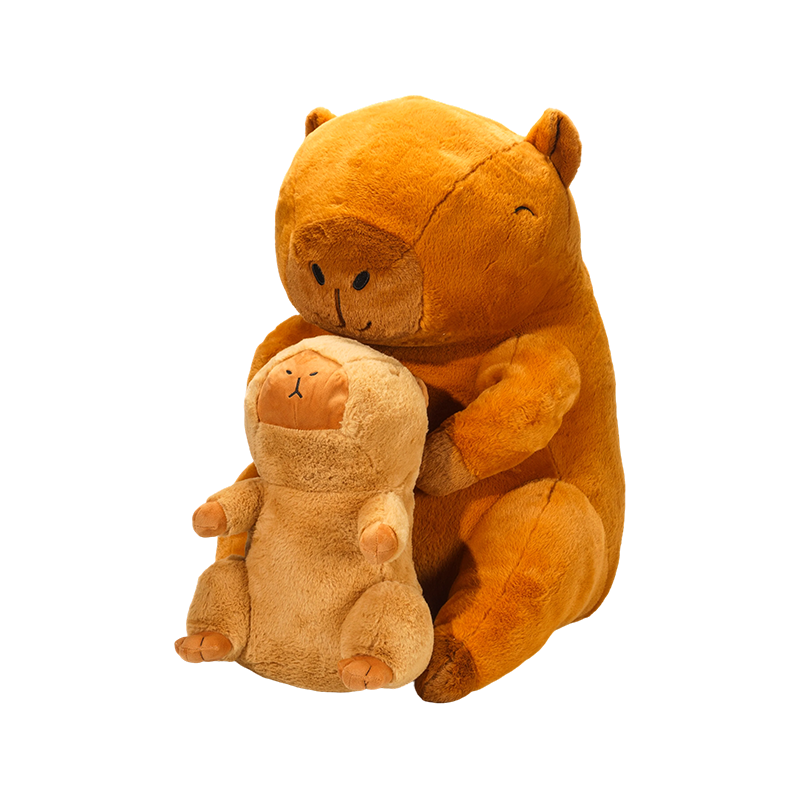 Adorable peluche capybara de différentes tailles