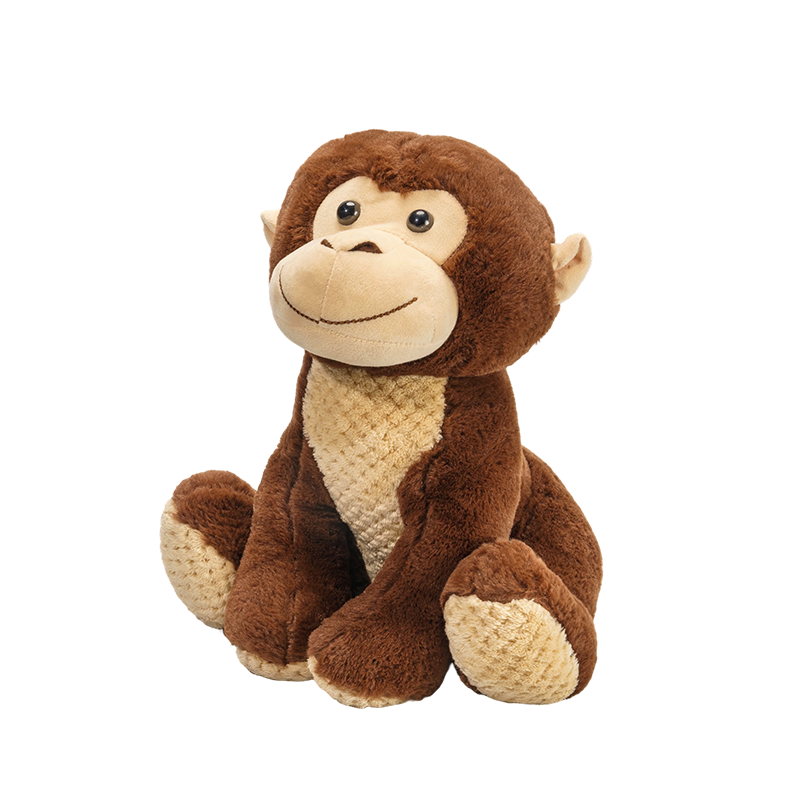 Jouets en peluche de singe assis en peluche