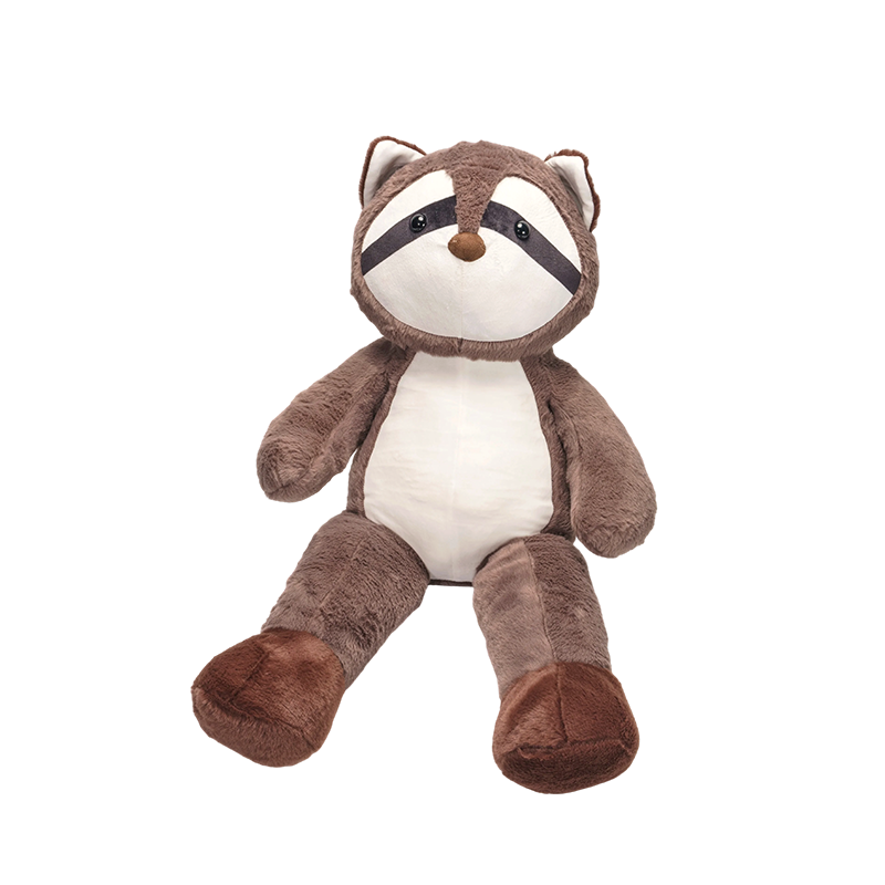 Adorables énormes jouets en peluche de raton laveur en peluche