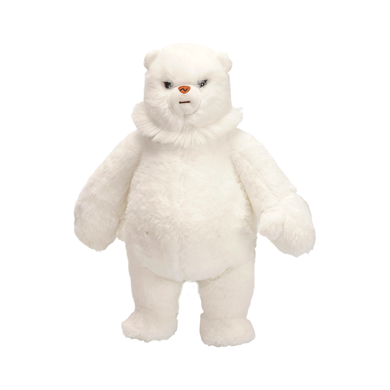 Adorables jouets en peluche ours polaire blanc debout Adorables jouets en peluche ours polaire blanc debout