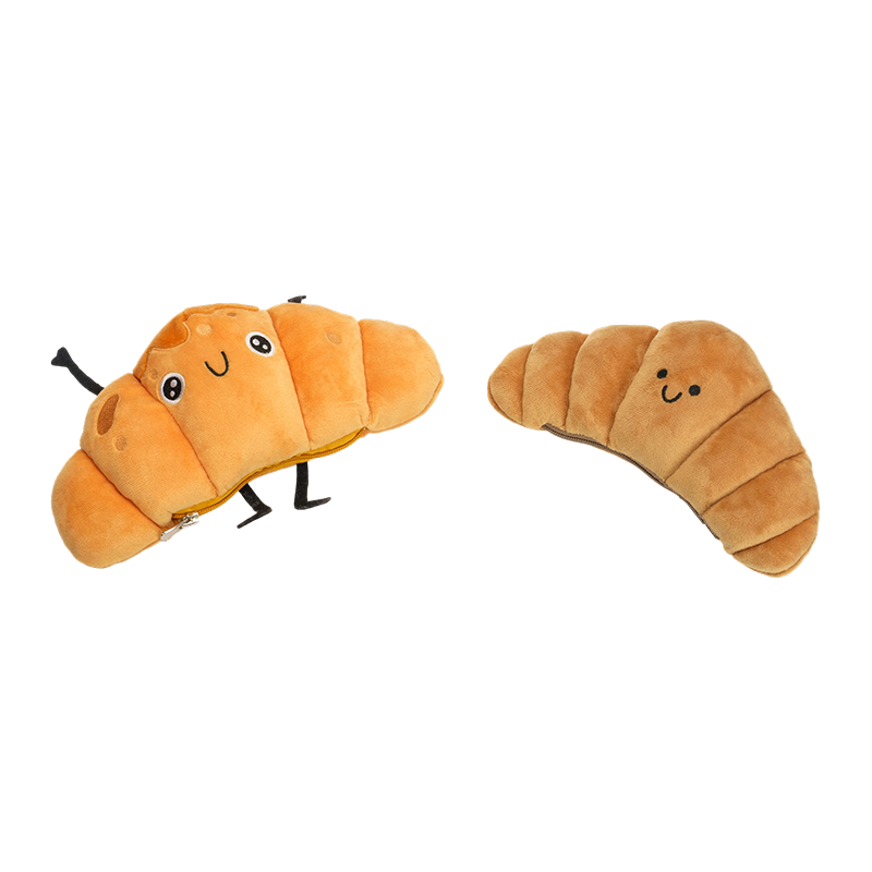 Étuis en peluche visage croissant