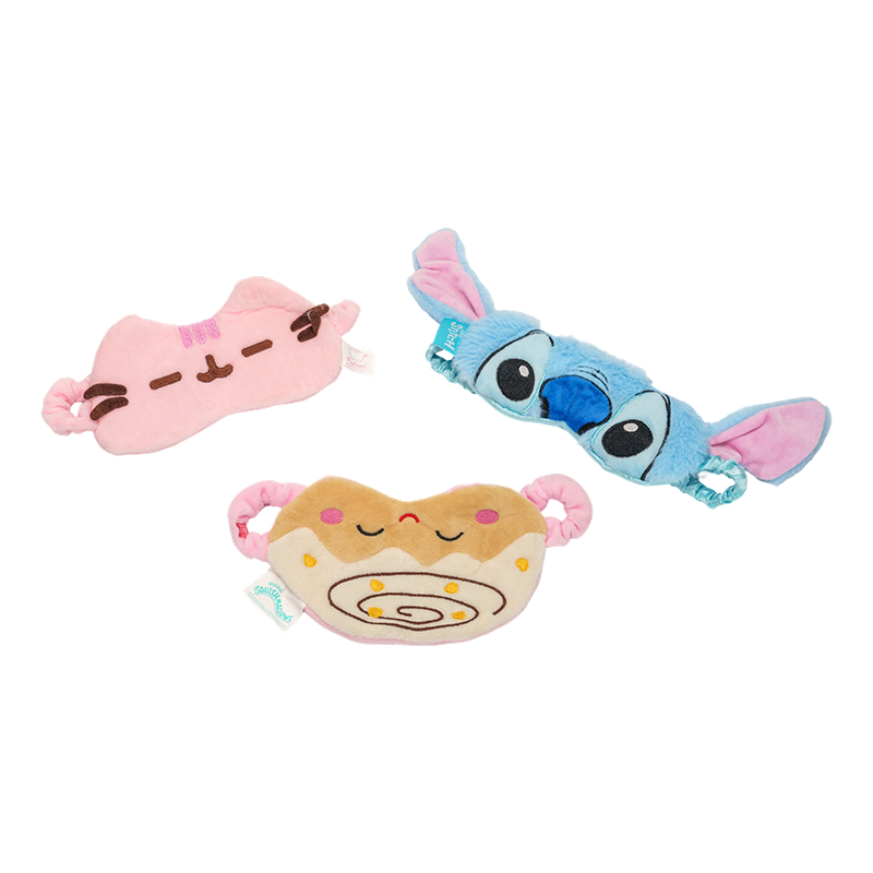 Masques pour les yeux en peluche sur le thème des personnages