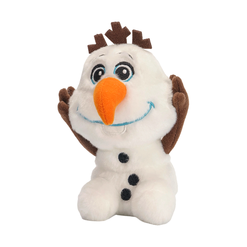 Peluche festive Olaf debout enneigée Peluche festive Olaf debout enneigée
